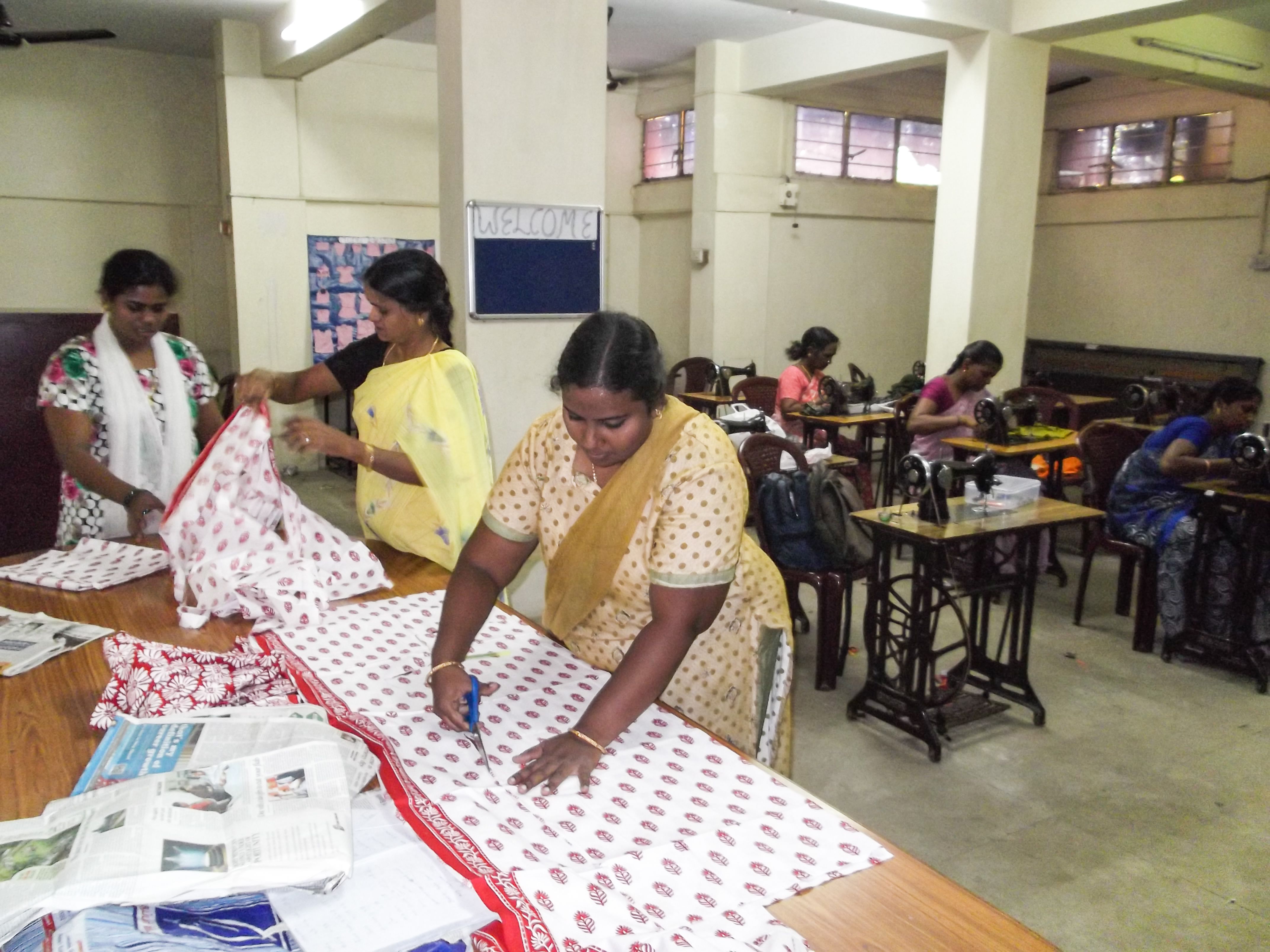Tailoring unit at a TNF center